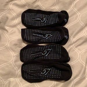 Lot of two pairs of Physique 57 Barre socks